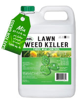 Liquid Harvest Lawn Weed Killer bottle for easy broadleaf weed control in lawns