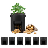 LITLANDSTAR 15-gallon grow bag top view showing ample room for deep roots