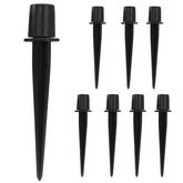 Litoexpe 8-pack metal solar light stakes for durable outdoor lighting