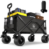 Littadeer wagon with a heavy-duty frame ready for outdoor hauling
