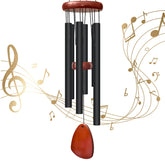 Litu 28-inch wind chimes outside tubes create a rich, inviting yard ambiance.