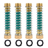 LIULO TOOL brass hose extension adapter with coil spring for leak-free connections