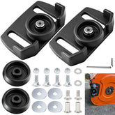 LIZEWEI rolling skid shoes closeup shows durable polyurethane for cold weather.
