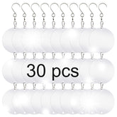 LIZOIDZSM 30pcs reflective bird deterrent discs reflect sunlight to deter pigeons.