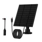 LMDTYN solar panel for Ring outdoor camera charges reliably via USB-C