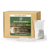 LMJP Muck Reducer tablets dissolving at pond bottom to reduce muck