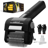 LNVUF electric grill brush with LED light cleaning grill grates after outdoor barbecues