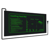 LOCONHA Seedling Heat Mat in use under a seed tray for even warmth.