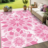 LOKHOM outdoor rug 5x8 patio, soft underfoot and easy to clean