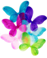 LOLASATURDAYS blue fairy wings for imaginative dress-up and pretend play.