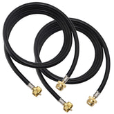 LONGADS 12ft extension hose assembly showing versatile burner setup