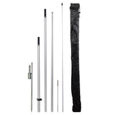 LookOurWay feather flag pole kit 13ft assembly boosts outdoor visibility