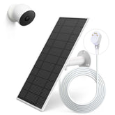 Loqdivr solar panel for Nest Cam setup delivers continuous outdoor charging.