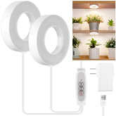 LORDEM Halo Grow Light panel provides full spectrum LED illumination for compact indoor plants