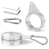 Loretoy flag pole ring with 360-degree rotation for smooth flag movement