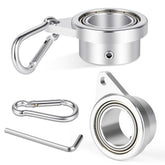 Loretoy flagpole ring 360° rotation enables smooth flag movement in windy conditions.