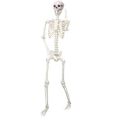 LOSFOTBO 5.9ft life-size skeleton with poseable joints for versatile Halloween display