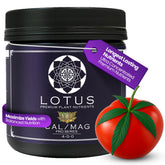 Lotus Nutrients Cal-Mag Pro dissolving powder in water for quick uniform delivery.