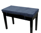 Loveboat piano bench cushion in navy fits 30x14 bench smoothly with plush padding