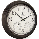 Lovely Home Essentials outdoor clock 18-inch face for easy outdoor timekeeping