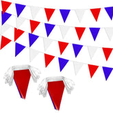 LoveVC pennant banner with red, blue, white flags for outdoor celebrations