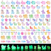 LOVEXIRAN luminous mini resin animals ducks glow for fairy garden decor