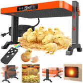 LQTTEK chicken brooder heater panel provides gentle radiant warmth for chick brooding.