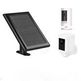 LRKHFFD solar panel front view powers Ring cameras with sun-driven charging