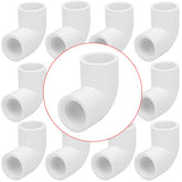 Lswteiz 12-pack 1/2in PVC elbow socket x female thread for versatile connections