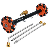 LTANLE 15-inch surface cleaner enables quick, even cleaning in tight spaces.