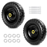 LTNICER fit Gorilla Carts wheels 10inch with flat-free design for rough terrain.