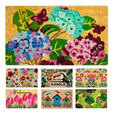 LUA VIKA coir door mat at outdoor entrance, durable and weather-ready for everyday use.
