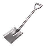 LUBAN flat-head garden shovel shown for heavy soil and rock lifting.