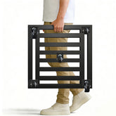 LUBORN plant caddy with wheels showing the 20x20 platform for easy relocation of large pots.