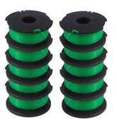 Lucky Seven GH3000 spool with black housing and green nylon line for fast, precise trimming.