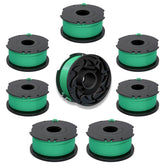 Lucky Seven SF-080 spool with pre-wound 20 ft line, ready for quick replacement.