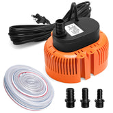 LuckySlycyc sump pump in orange for above ground pool draining