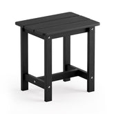 LUE BONA Outdoor Side Table front view with weather resistance.
