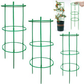 Luexian plant stake stackable tomato support for upright, tidy tomato plants.