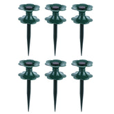 Lufstd garden hose guide spikes keep hoses aligned on the lawn, reducing tangles.