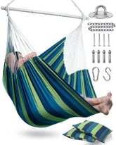 Lulladle XXL hammock chair setup with sturdy hardware for easy hanging