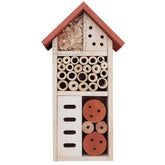 Lulu Home insect house front view invites beneficial insects to your garden.