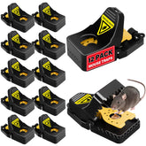 LULUCATCH mouse traps close-up of snap mechanism for fast capture