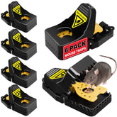 LULUCATCH mouse traps set and ready for quick use