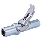 Lumax LX-1403 quick-release coupler side view for fast, clean grease transfer.