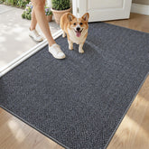 LUMI ultra-thin door mat for entrance with low-profile design and anti-slip backing.