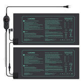 Luxbird seedling heat mat in front view showing texture and size for even warmth