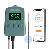 Luxbird WiFi thermostat controller setup for quick, tool-free installation.