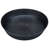 LWALRS 25-inch planter saucer with a deep 4.25-inch lip for heavy pots.