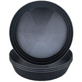 LWALRS deep plant saucer with 1.7-inch depth for heavy planters and spill containment